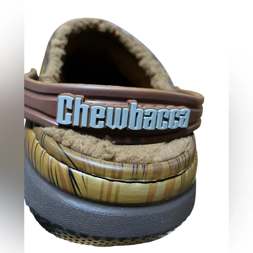 Star Wars Chewbacca X Crocs Classic Lined Clog Espresso Size Junior 6